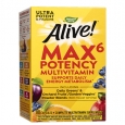 NATURES WAY Alive! Max6 Potency Multivitamin / 90 Caps